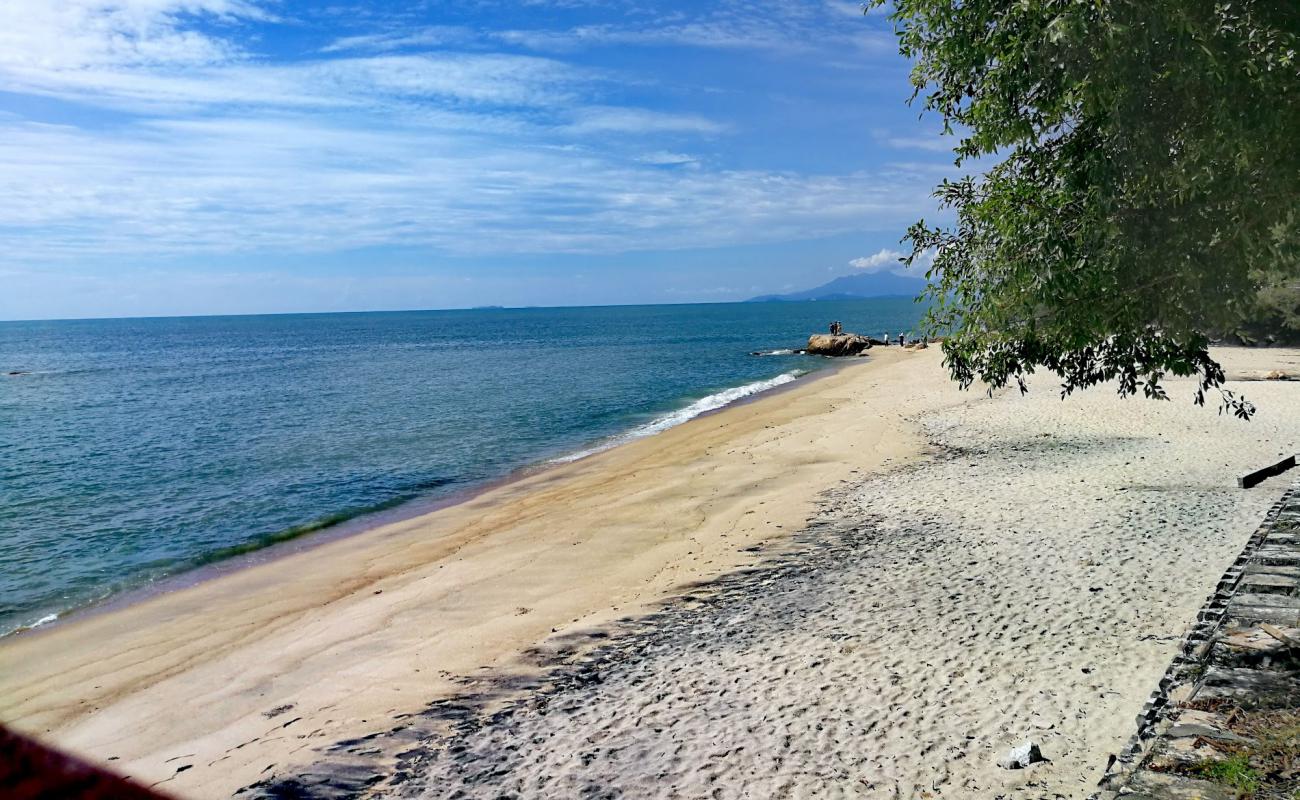 Фото Tropical Beach с светлый песок поверхностью