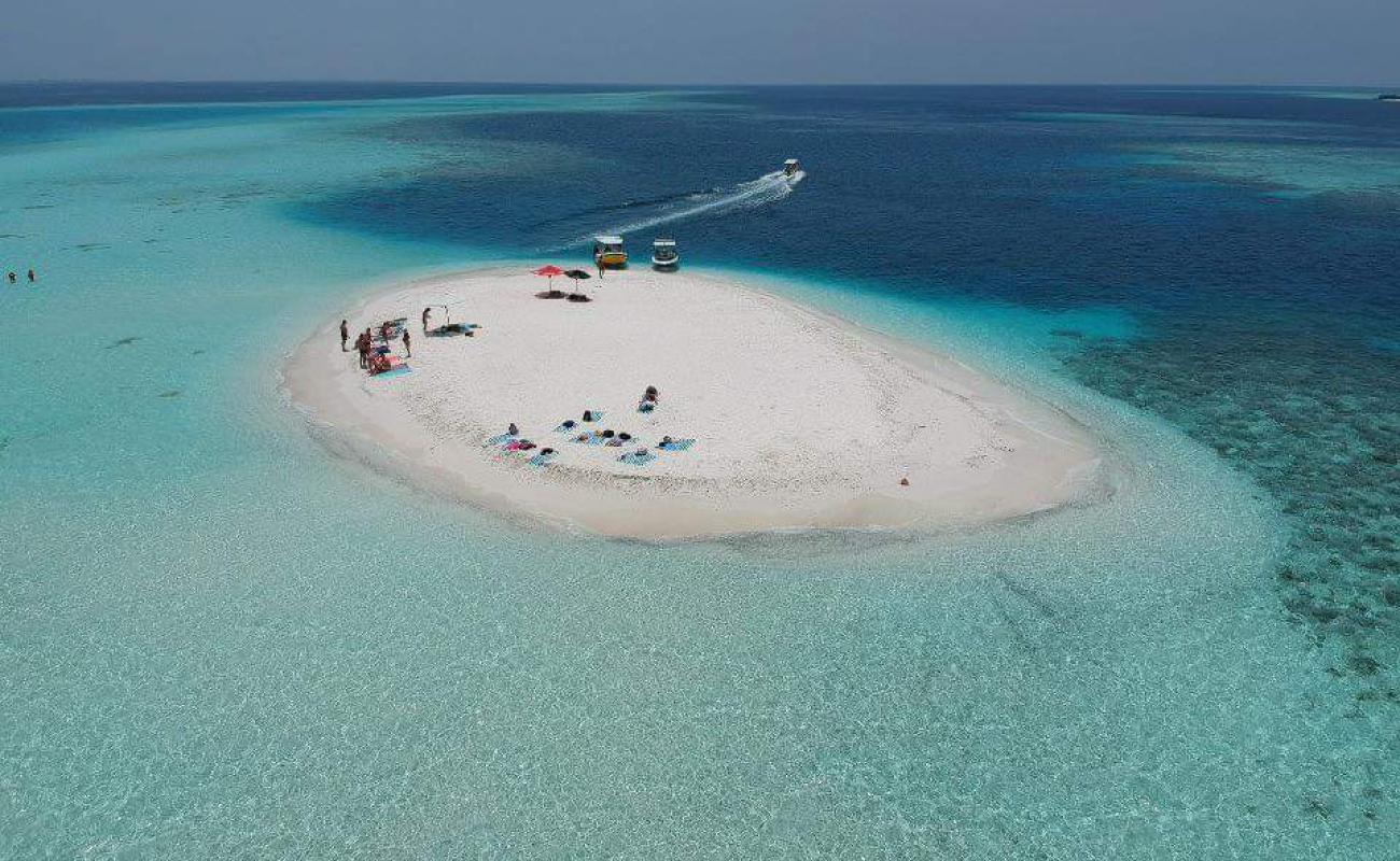 Фото Sand Bank с белый песок поверхностью