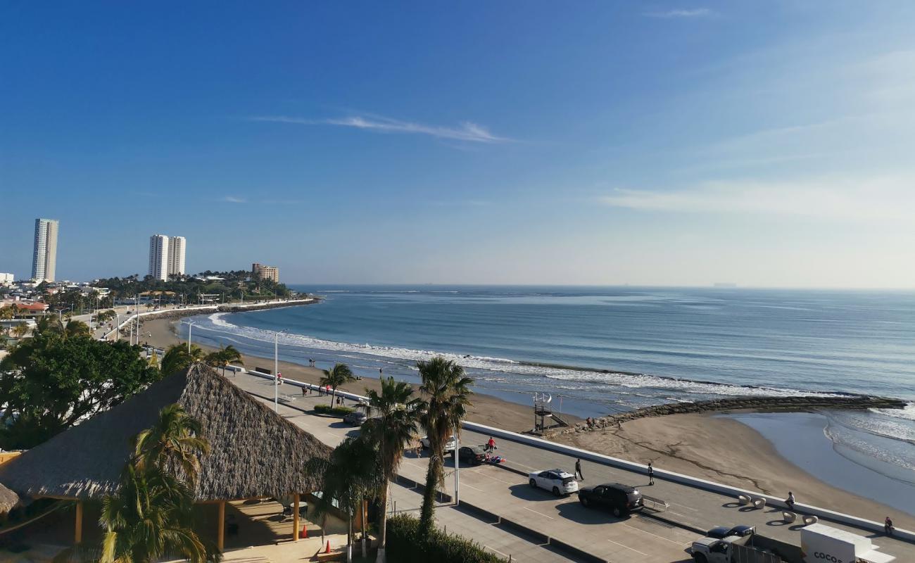 Фото Playa Gaviota с светлый песок поверхностью