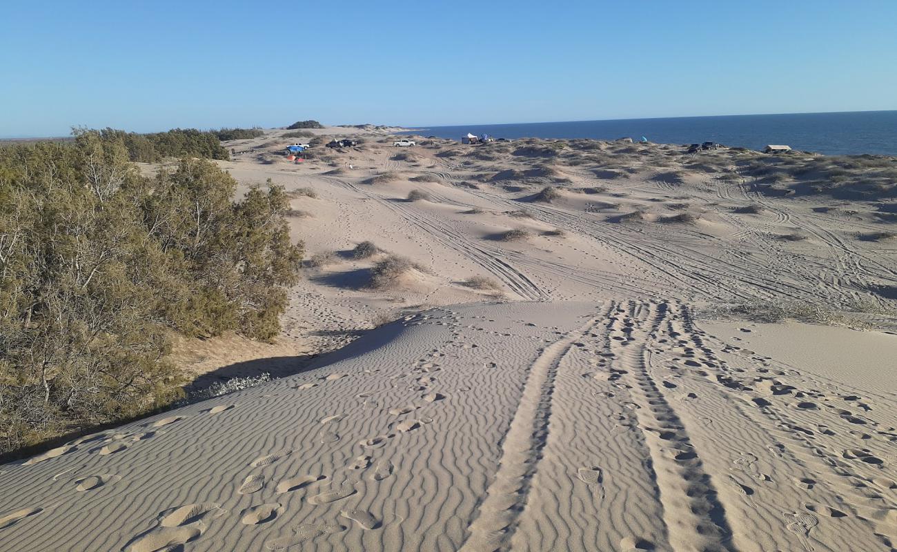 Фото Sahuimaro beach с светлый песок поверхностью