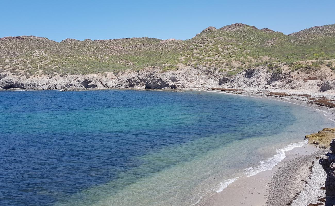 Фото El Choyudito beach с серая галька поверхностью