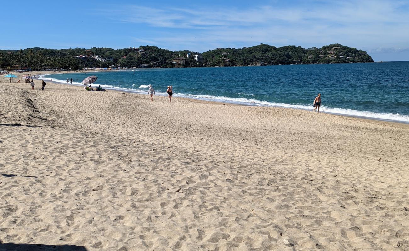 Фото Sayulita beach с светлый песок поверхностью