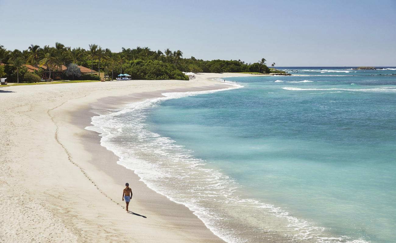 Фото Punta Mita beach II с золотистый песок поверхностью