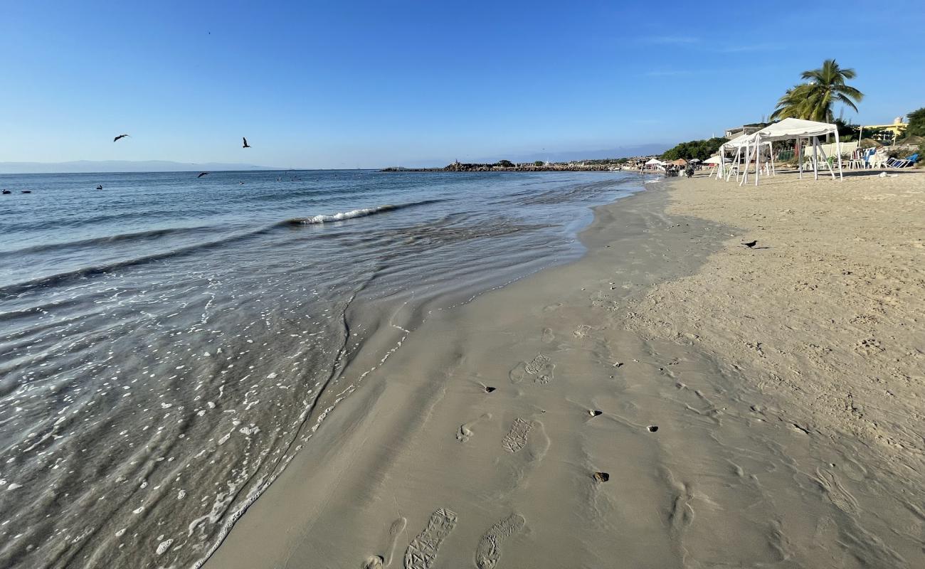 Фото Punta Mita beach с песок с галькой поверхностью