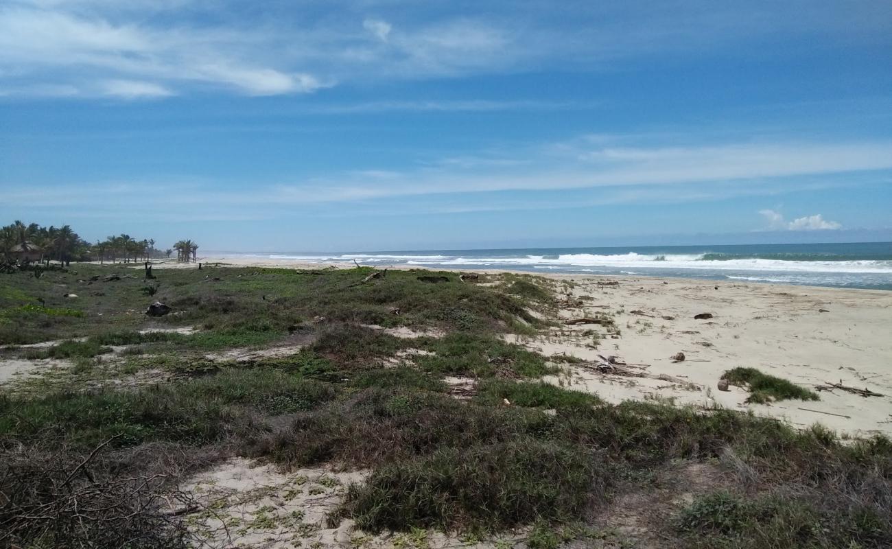 Фото Playa Hornitos с золотистый песок поверхностью