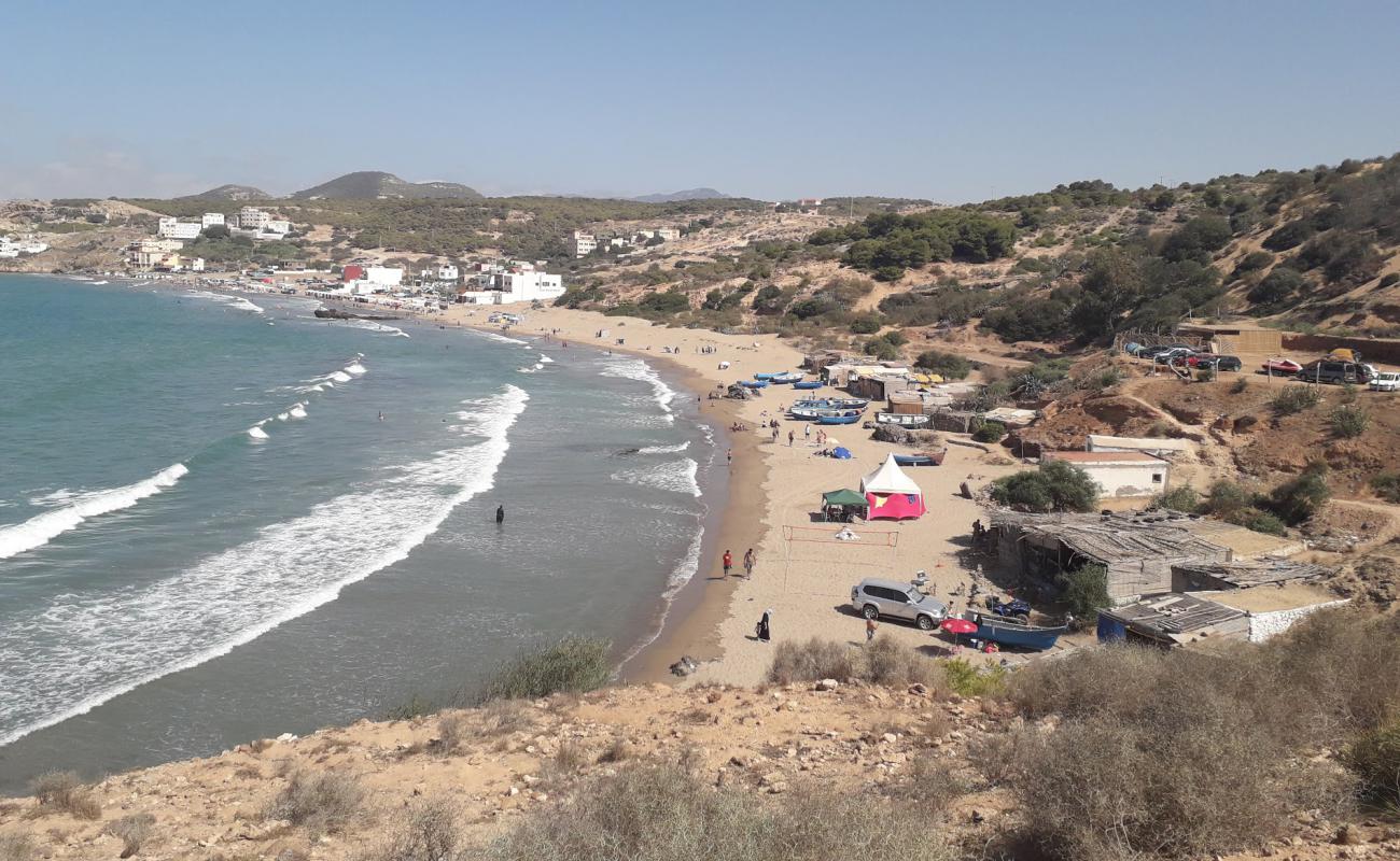 Фото Playa Sidi Lehsen с светлый песок поверхностью