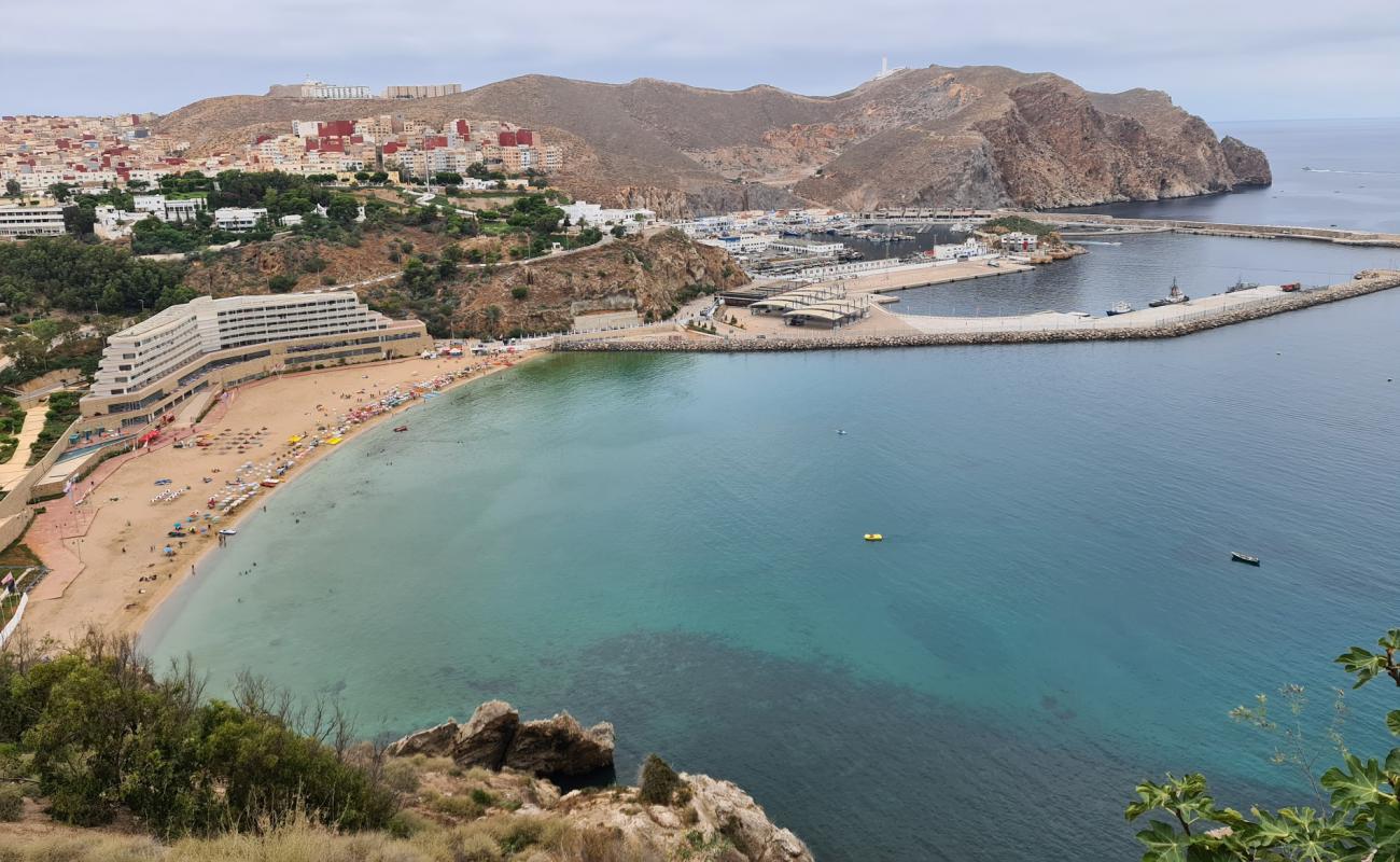 Фото Plage Quemado с золотистый песок поверхностью