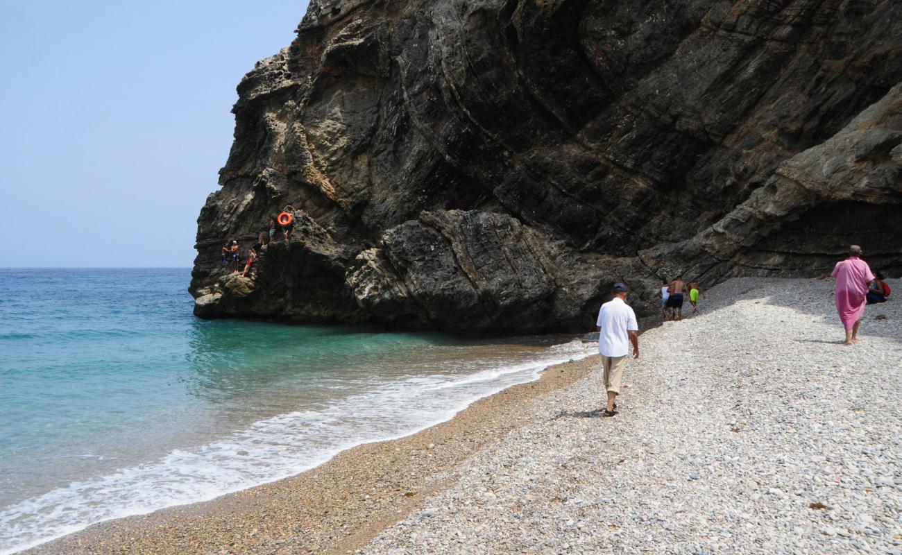 Фото Tikkit beach с серая чистая галька поверхностью