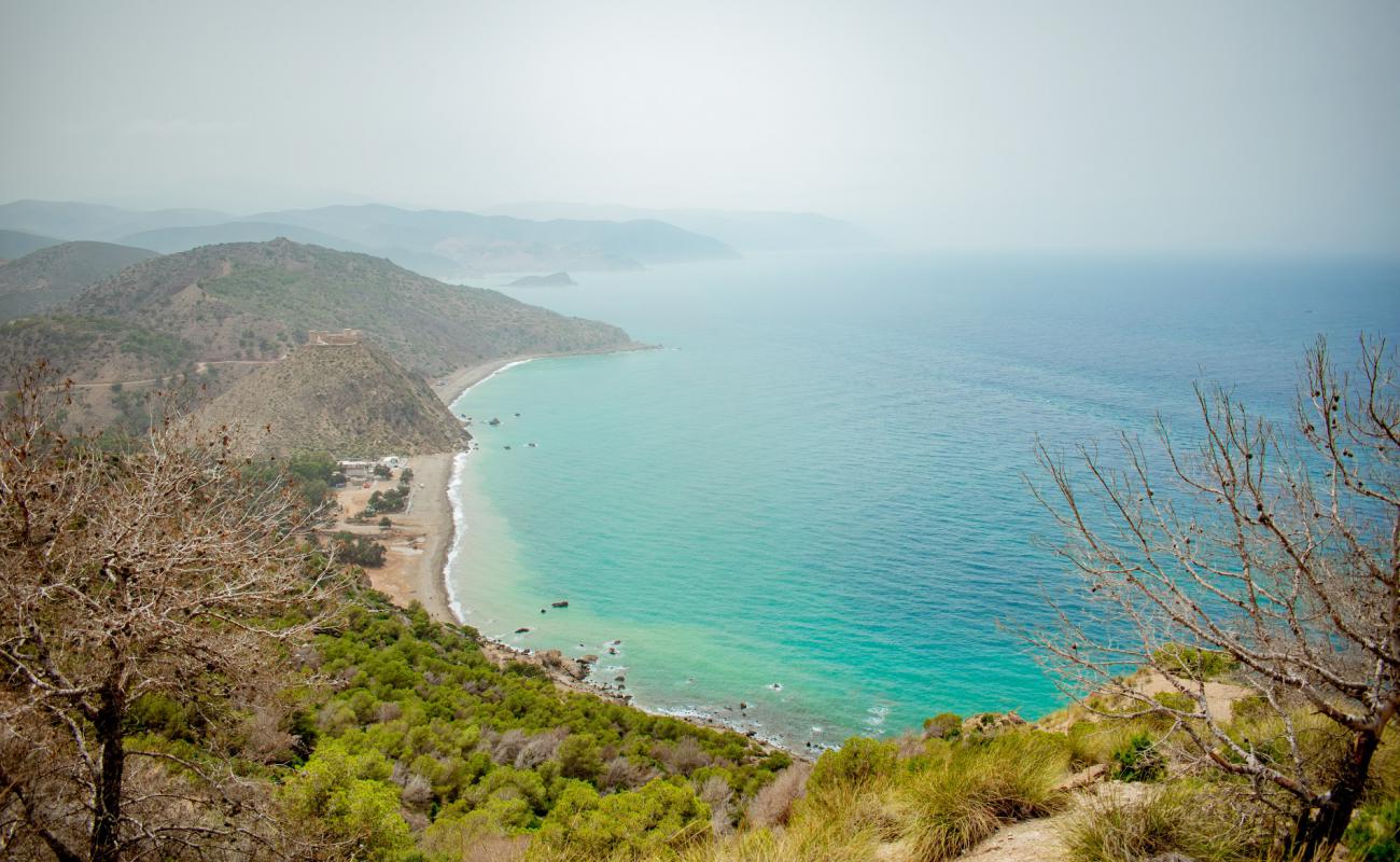 Фото Plage de Torres с серая галька поверхностью