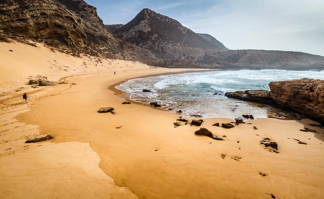 Фото Plage с золотистый песок поверхностью