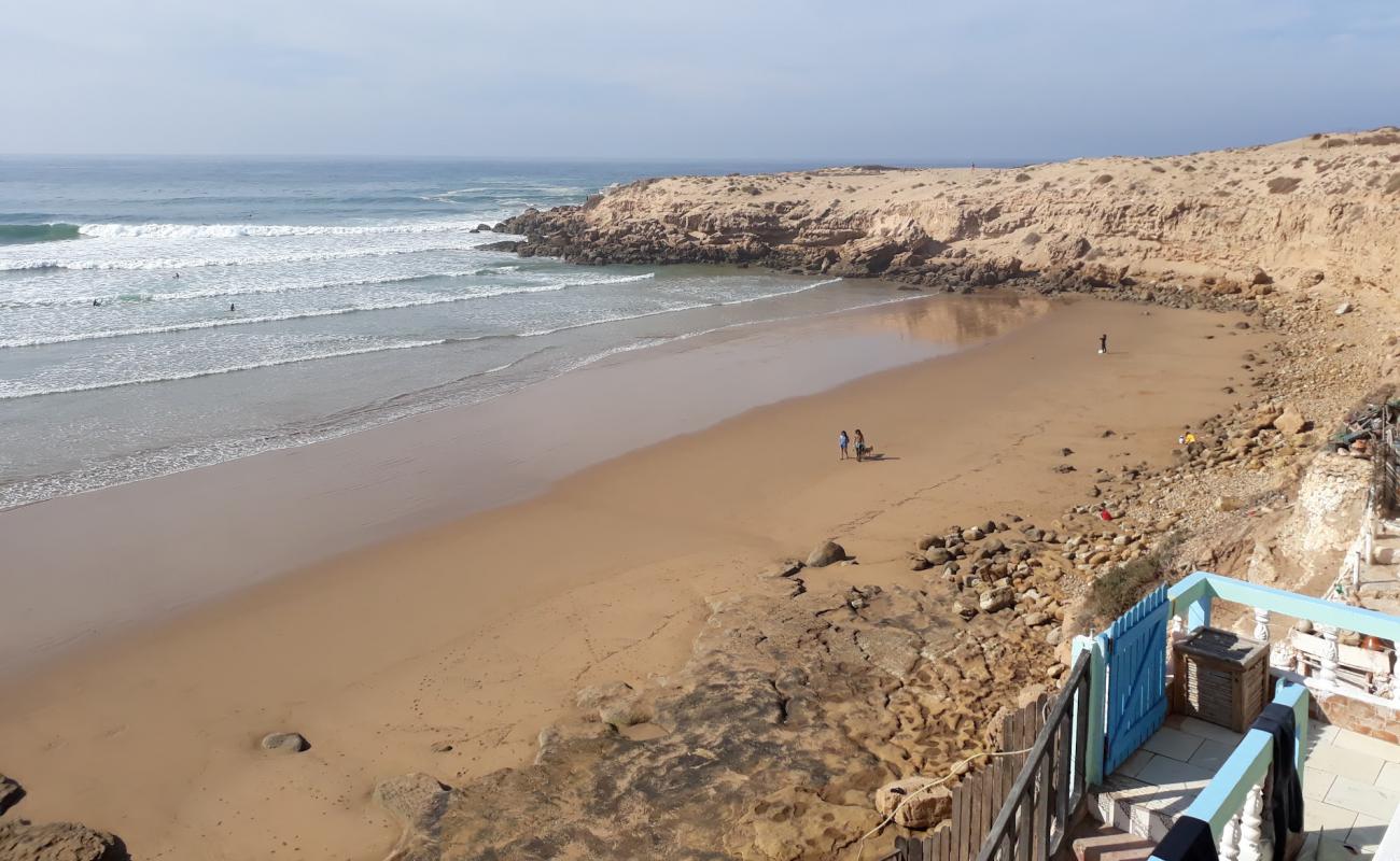 Фото Plage d'Imsouane с светлый песок поверхностью