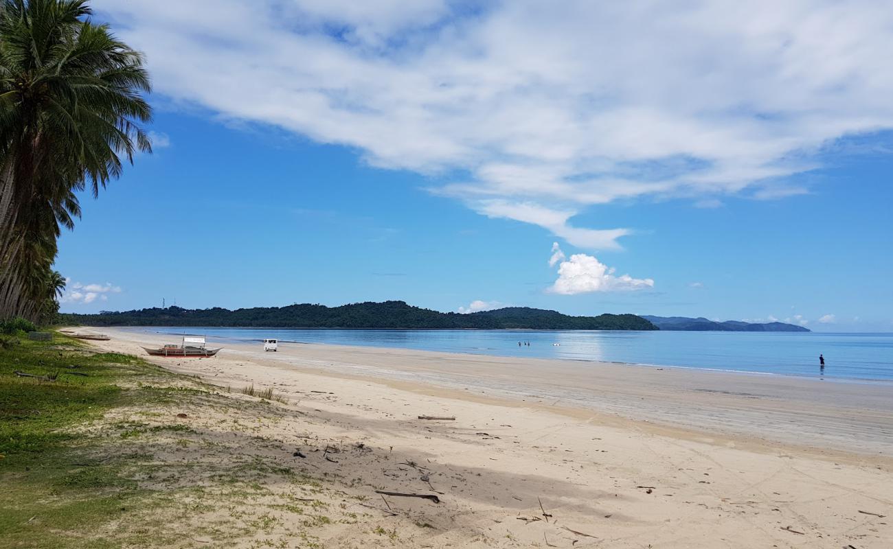 Фото Pinagmangalokan Beach с золотистый песок поверхностью