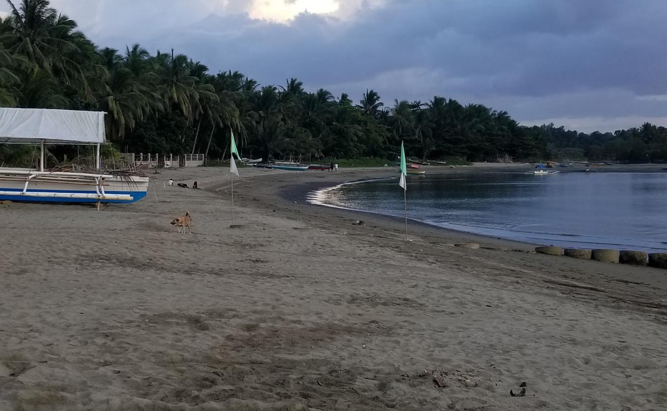 Фото Nabulao Beach с светлый песок поверхностью