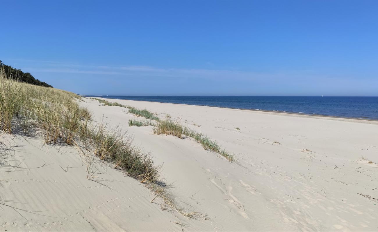 Фото Mierzeja Sarbska beach с светлый песок поверхностью