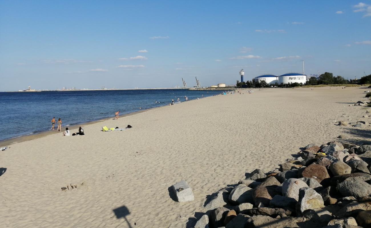 Фото Westerplatte beach с светлый песок поверхностью