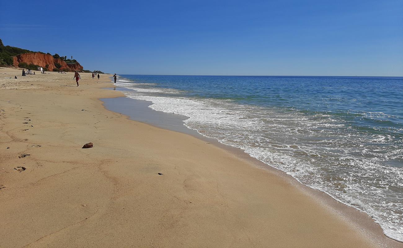 Фото Vale do Lobo с темный чистый песок поверхностью