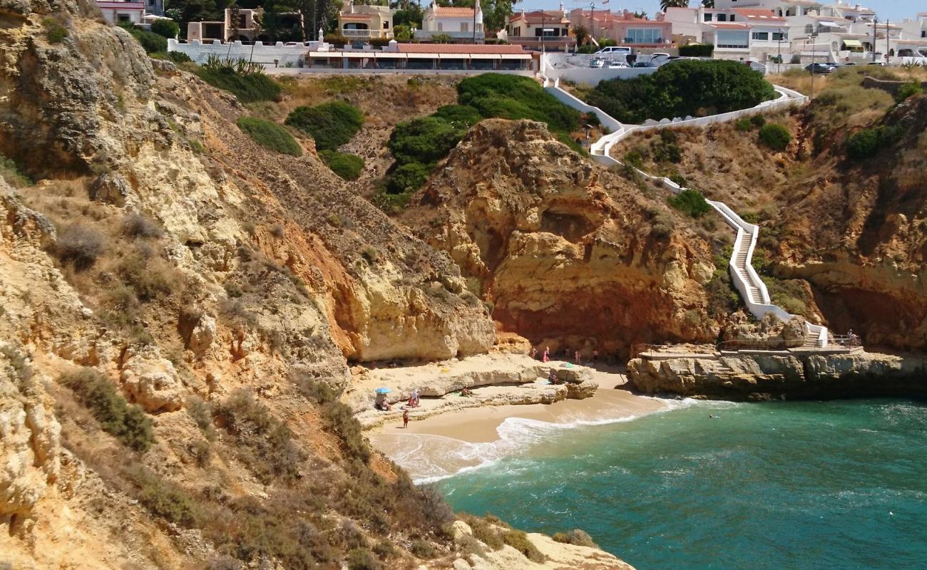 Фото Praia do Paraiso с золотистый песок поверхностью