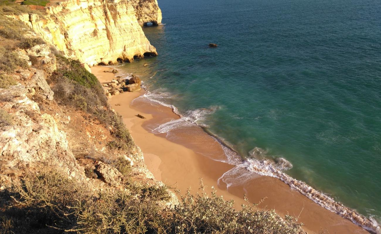 Фото Praia da Afurada с светлый песок поверхностью