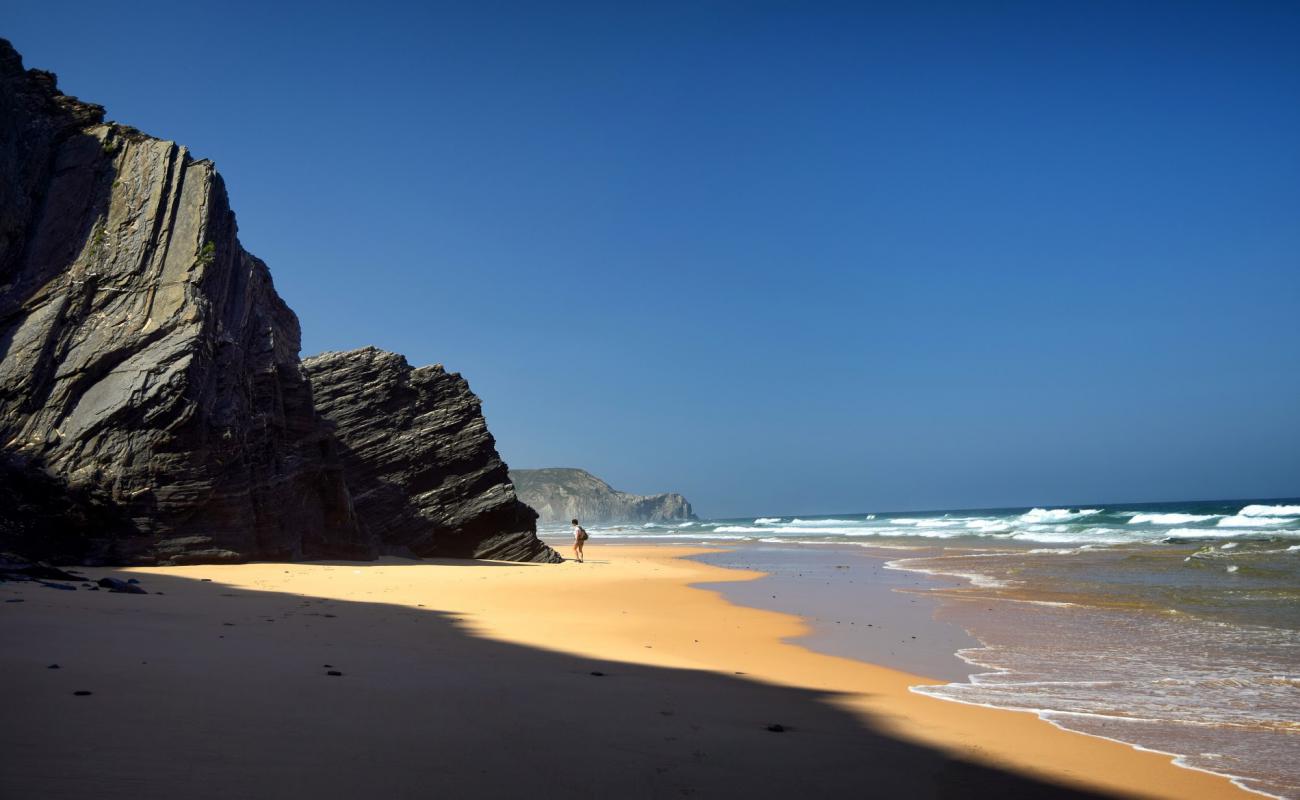 Фото Barriga Beach с светлый песок поверхностью