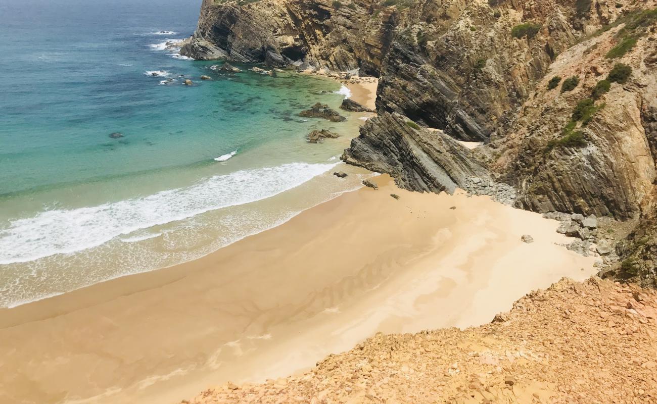 Фото Praia do Tonel с золотистый песок поверхностью