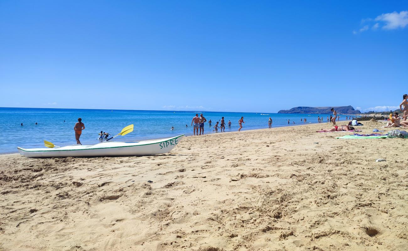 Фото Porto Santo beach с светлый песок поверхностью