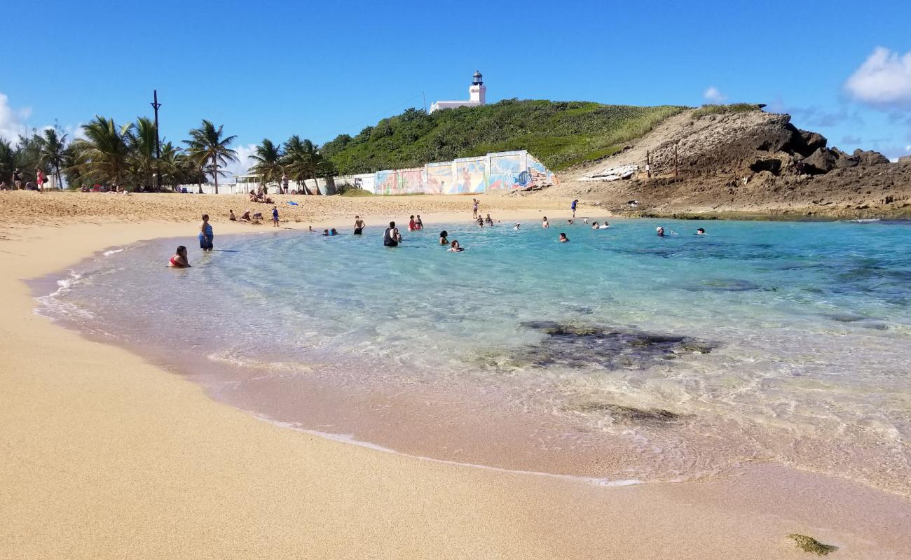 Фото Casi Pesca beach с светлый песок поверхностью