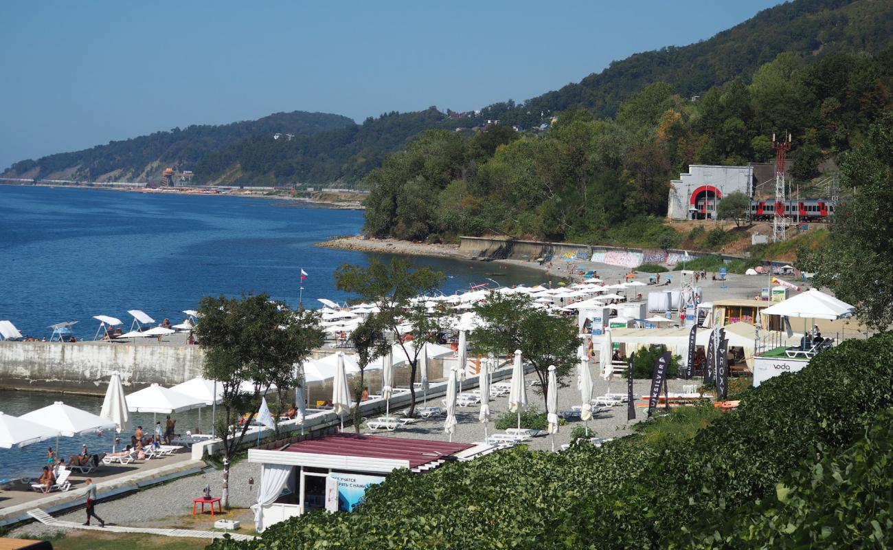 Фото Lastochka beach с серая галька поверхностью