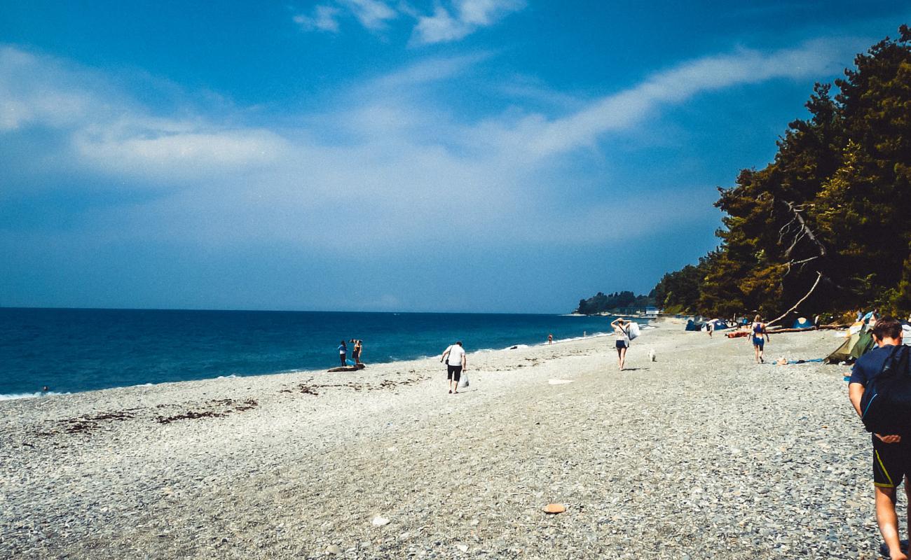 Фото Uch-Dere beach с серая галька поверхностью