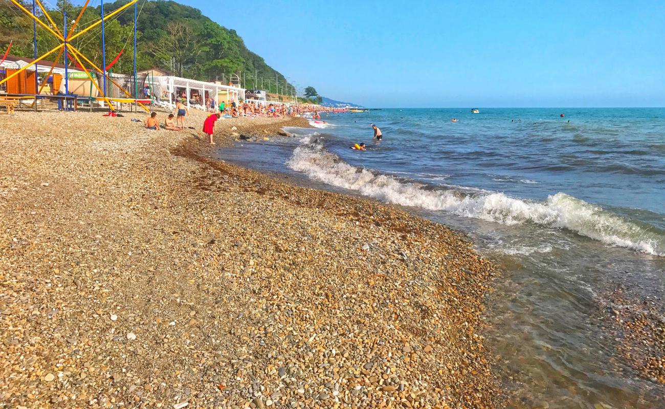 Фото Vardane beach с серая галька поверхностью