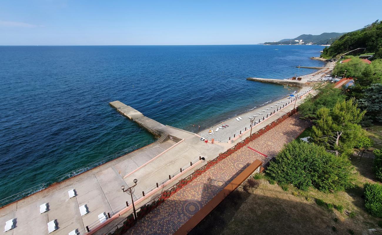 Фото Avtotransportnik beach с серая галька поверхностью