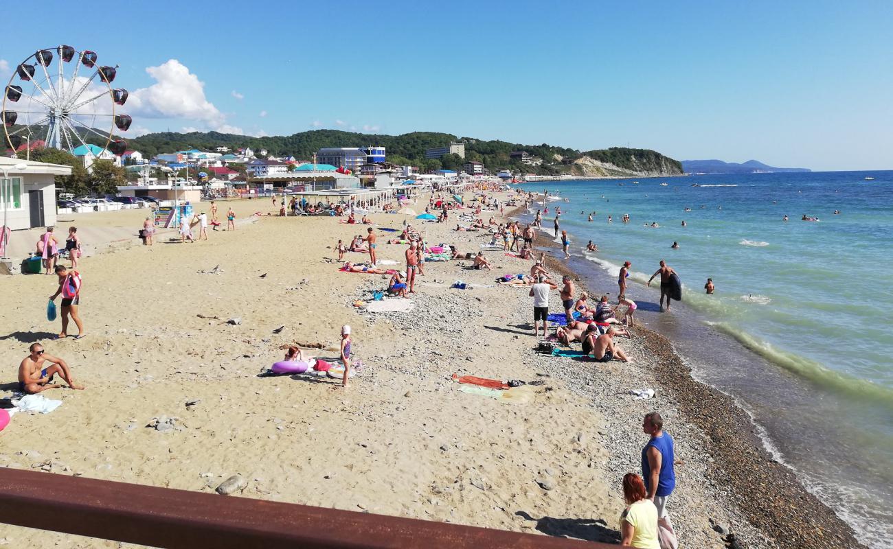 Фото Lermontovo Village beach с светлый песок поверхностью