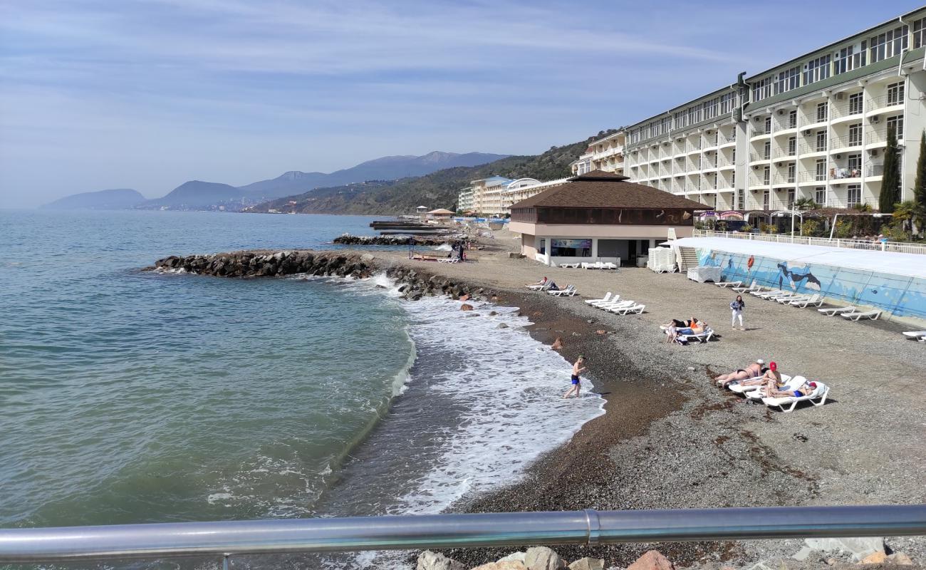 Фото Semydvir'ya beach с серая галька поверхностью