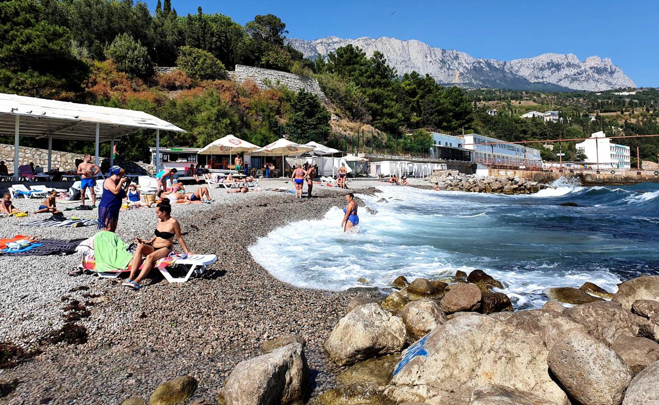 Фото Naryshkinsky beach с серая галька поверхностью