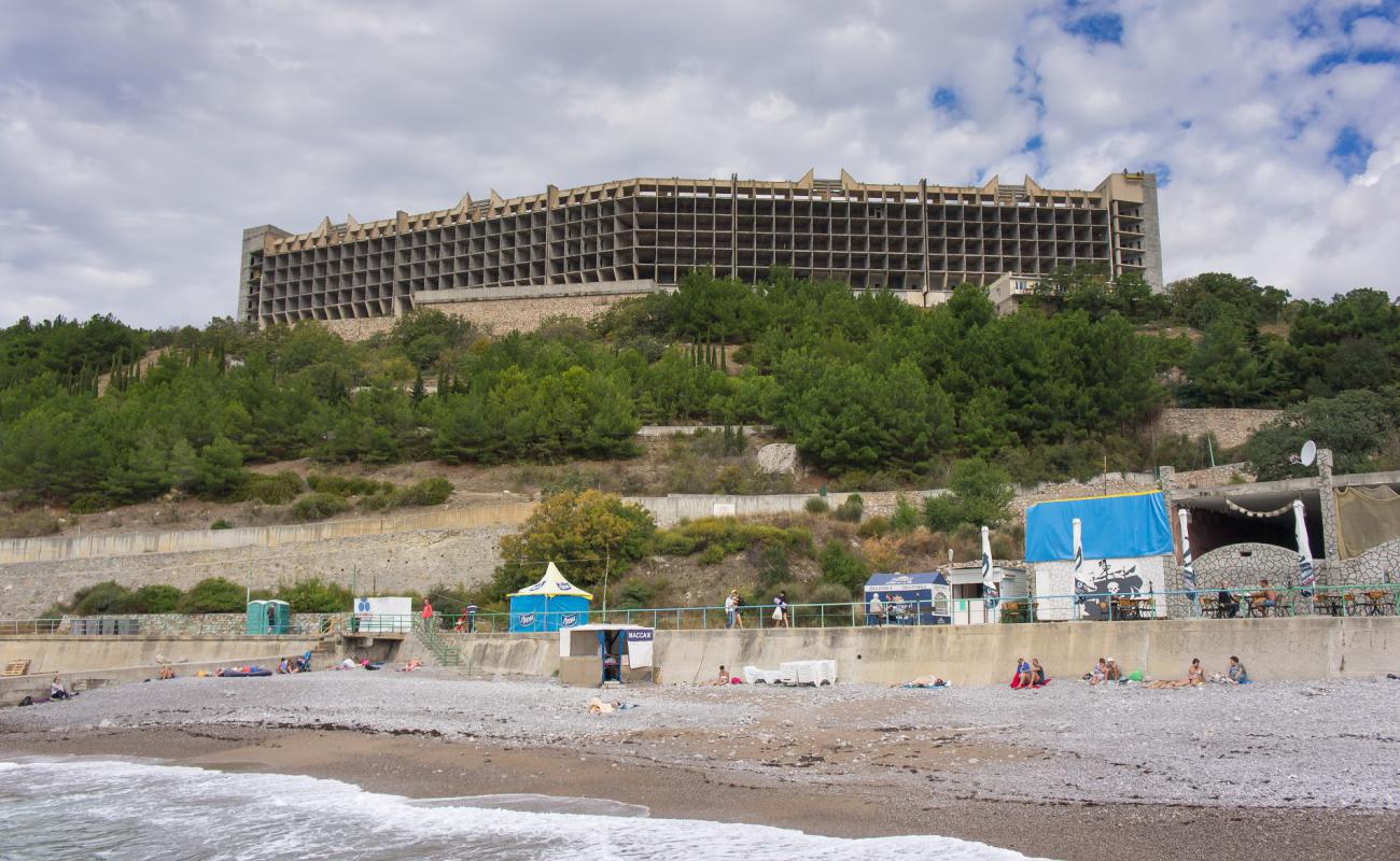 Фото Katsiveli beach с серая галька поверхностью