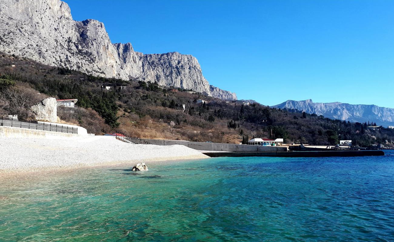 Фото Foros beach с серая галька поверхностью