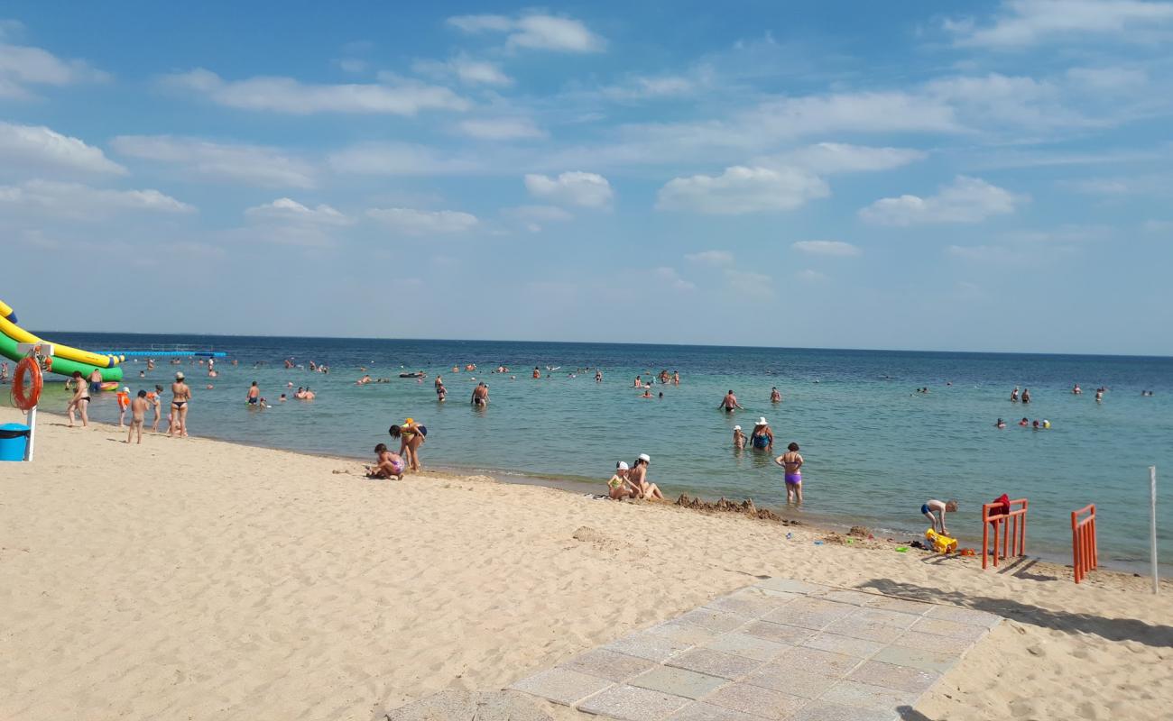 Фото Oren-Crimea beach с светлый песок поверхностью