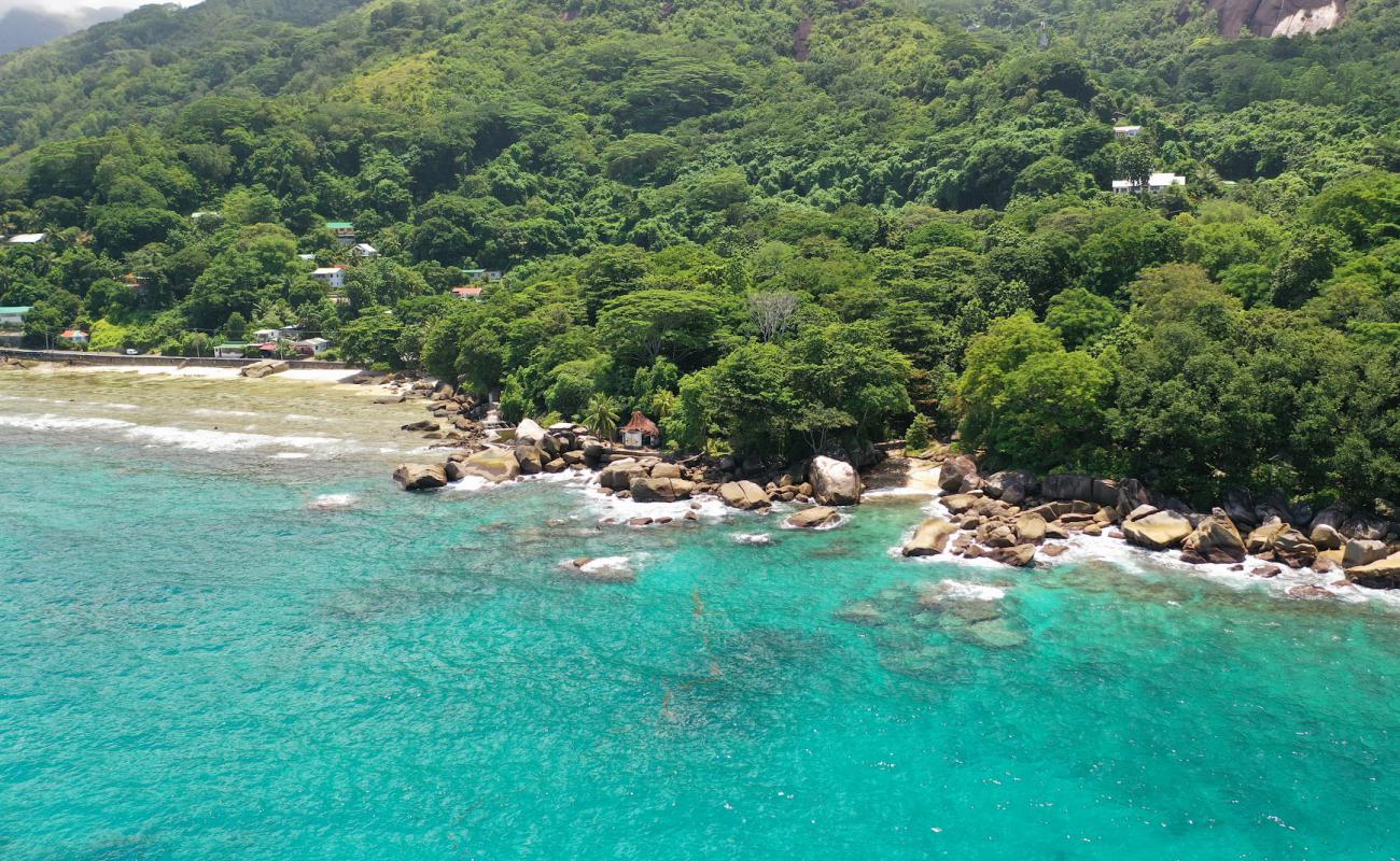 Фото Bel Ombre Beach с светлый песок поверхностью