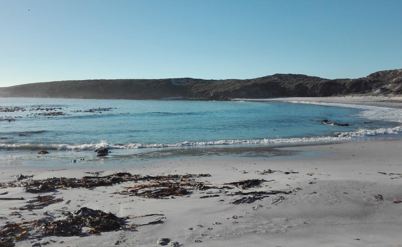 Фото Yzerfontein beach II с светлый песок поверхностью