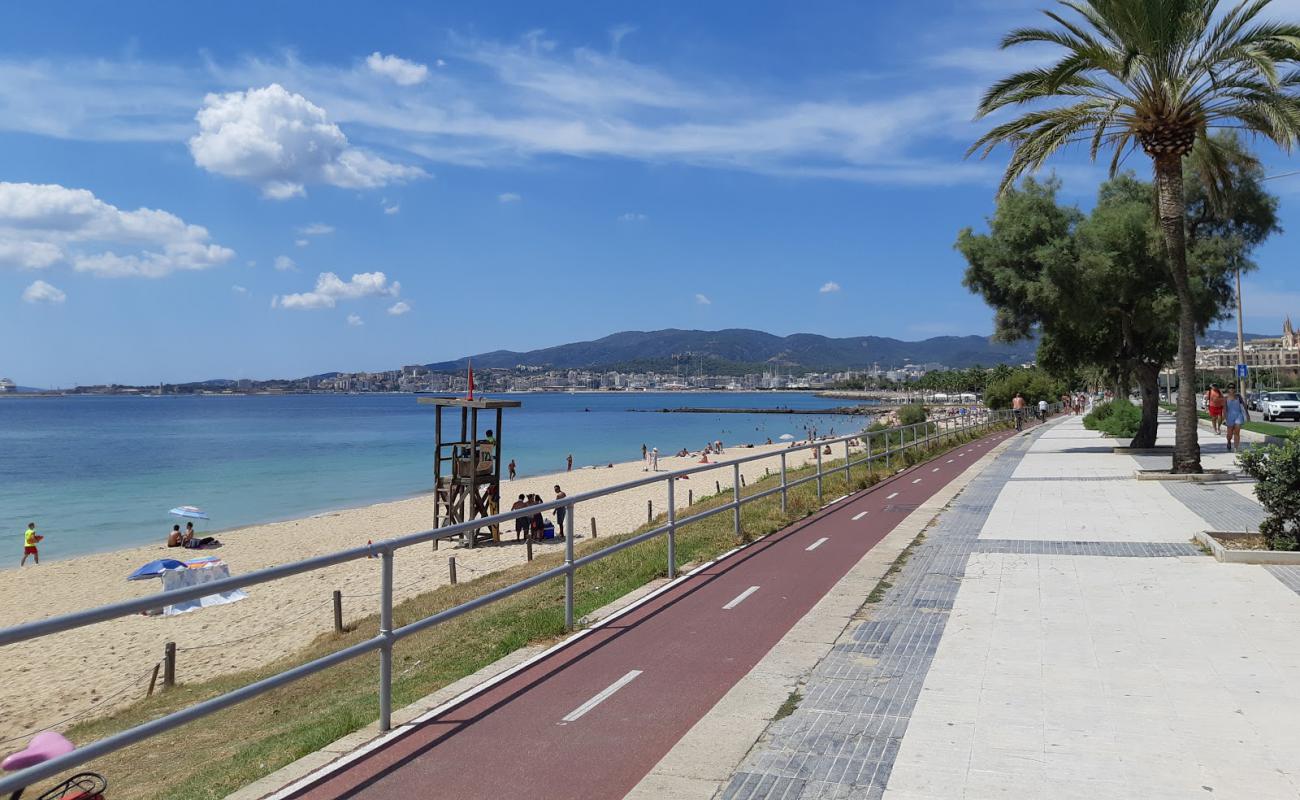 Фото Platja de Can Pere Antoni с светлый песок поверхностью