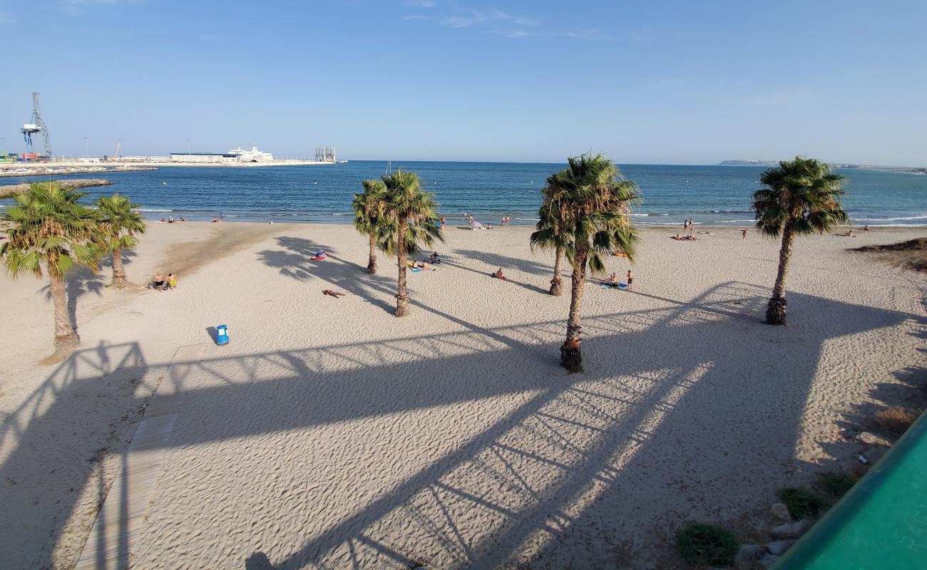 Фото Playa de San Gabriel с светлый песок поверхностью