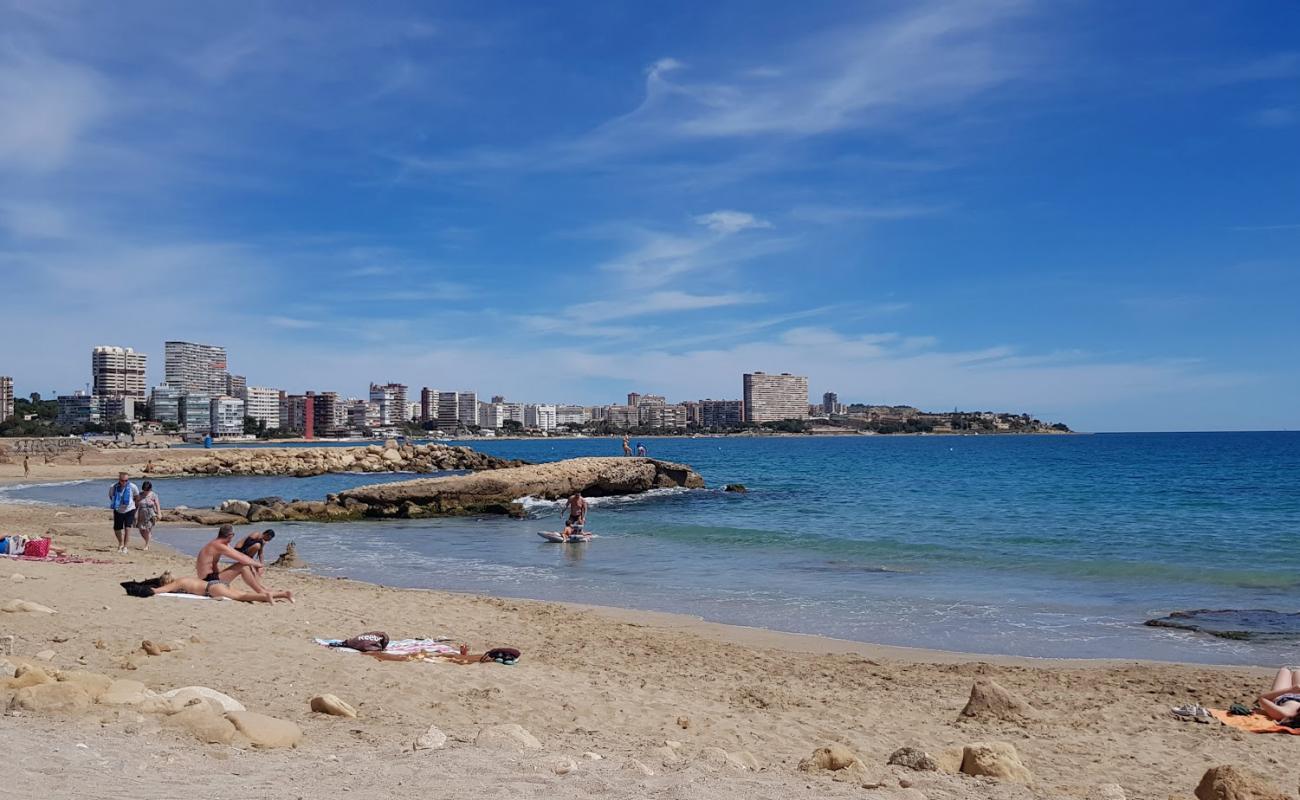 Фото Calas de Alicante с песок с галькой поверхностью