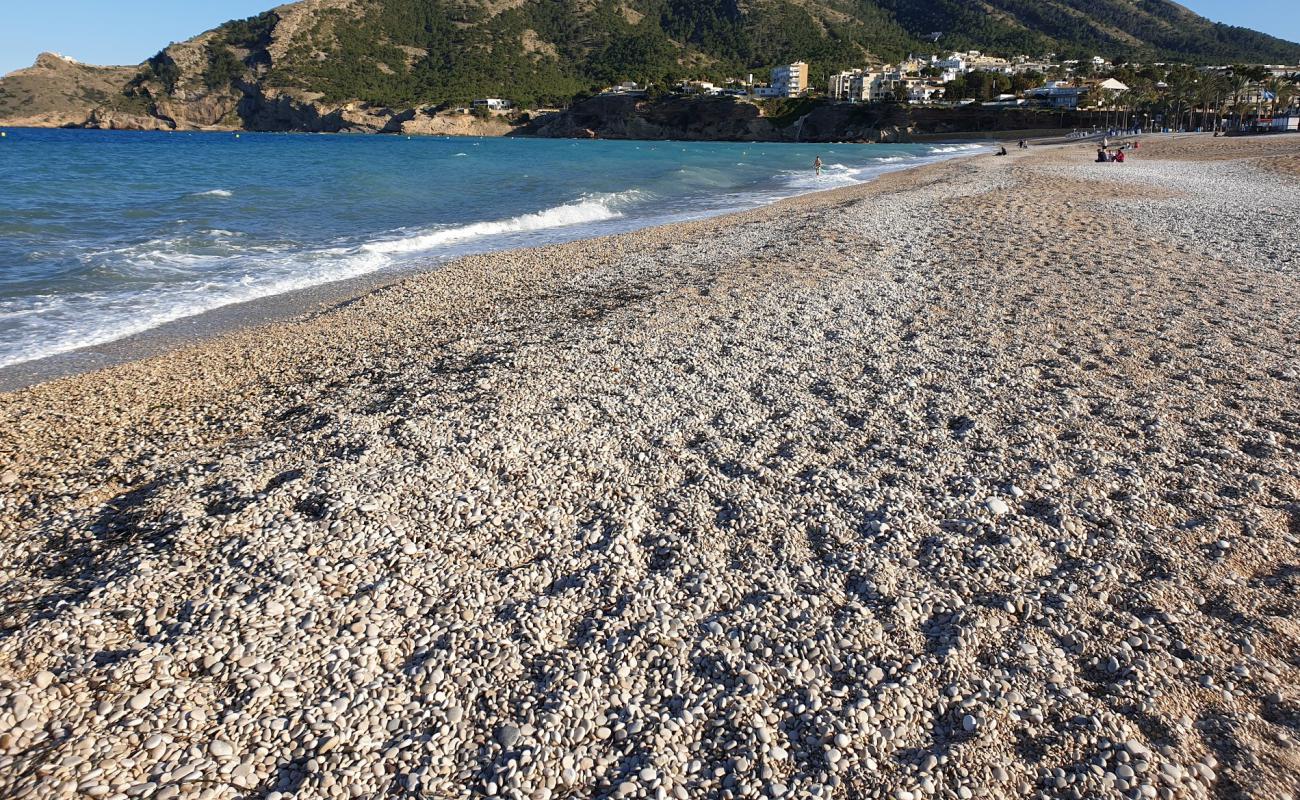 Фото Playa del Albir с песок с галькой поверхностью