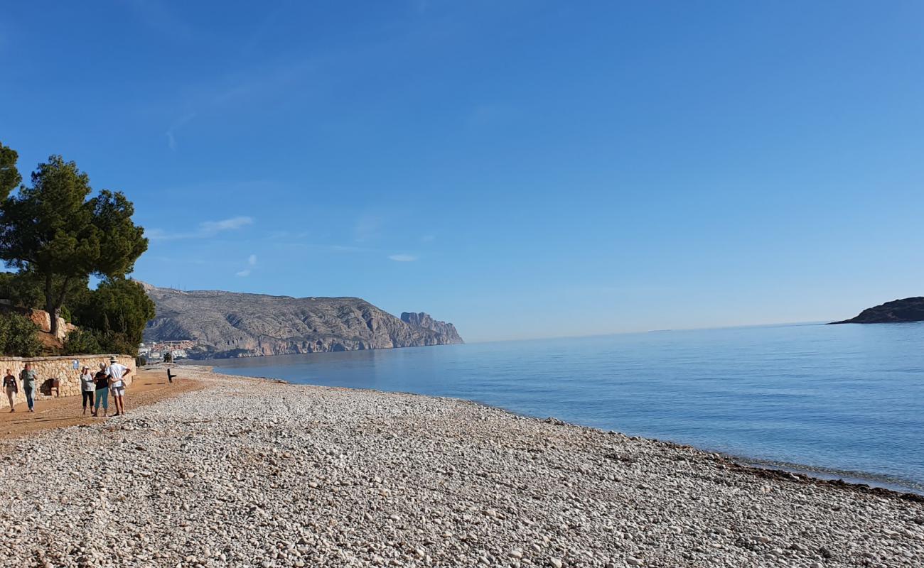 Фото Platja de l'Olla с песок с галькой поверхностью