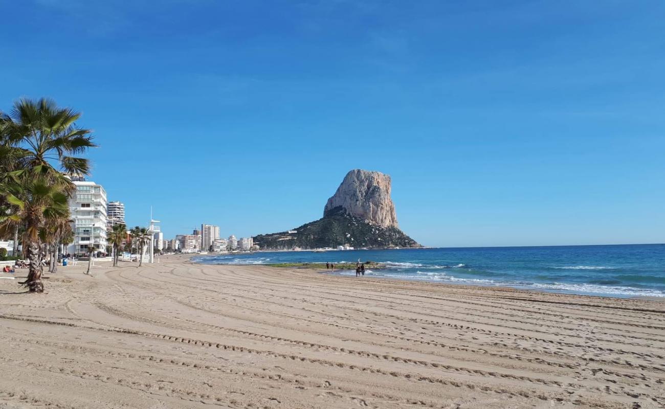 Фото Playa del Arenal-Bol с светлый песок поверхностью