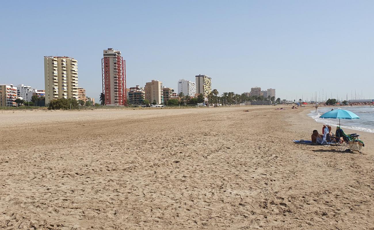 Фото Platja de Massamagrell с темный песок поверхностью