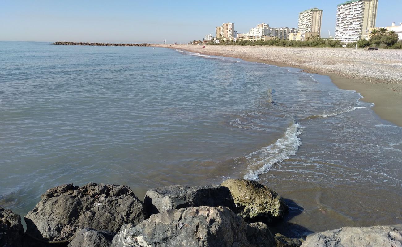 Фото Platja del Puig с песок с галькой поверхностью