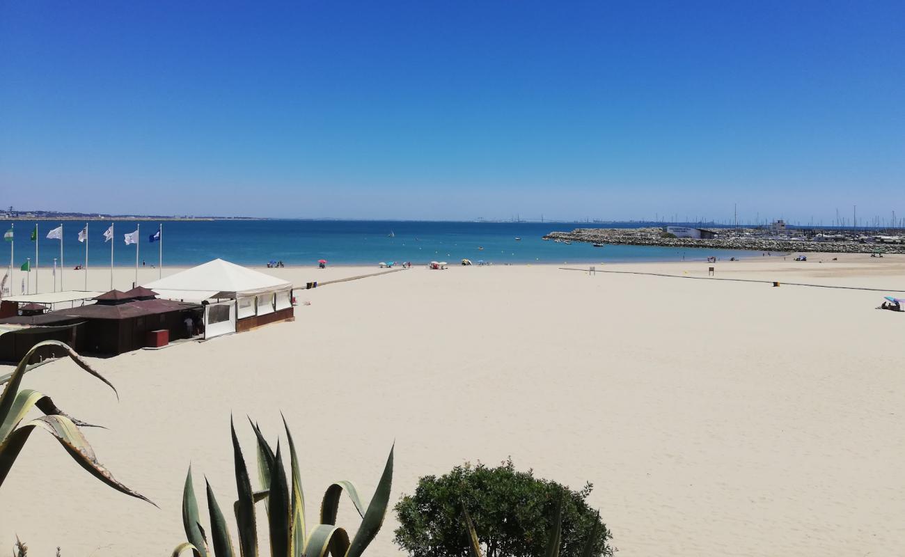 Фото Playa del Chorrillo с золотистый песок поверхностью