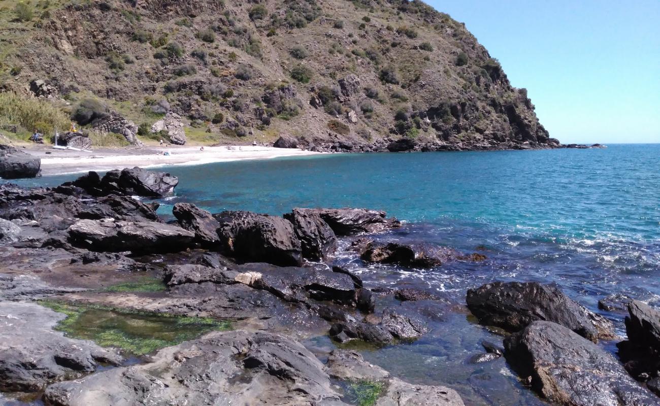 Фото Playa de Curumbico с серая чистая галька поверхностью