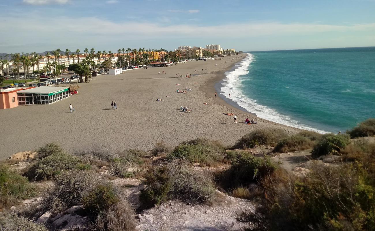 Фото Playas de Salobrena с серая чистая галька поверхностью