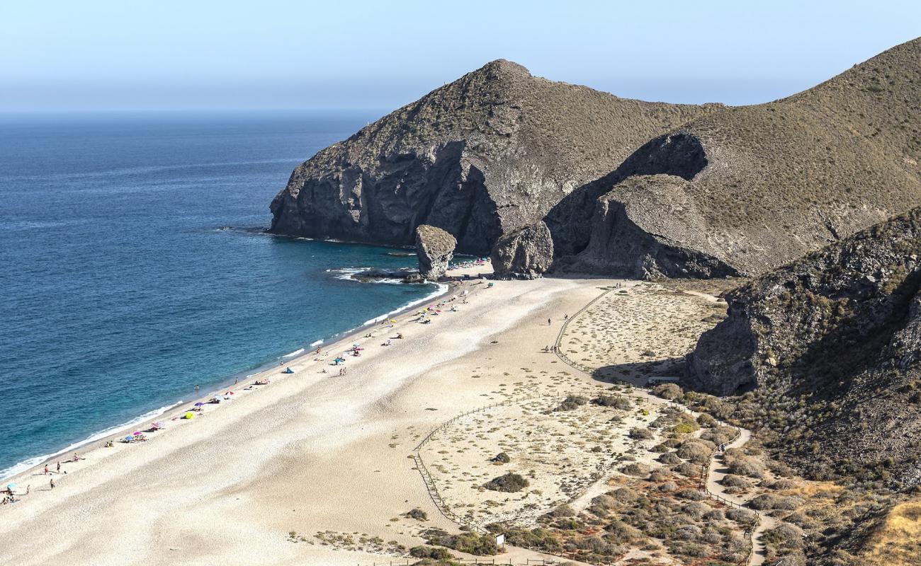 Фото Playa de los Muertos с золотой ракушечник поверхностью